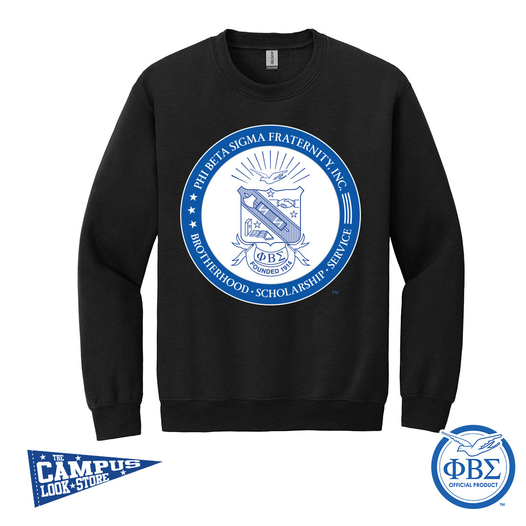 Phi Beta Sigma Shield Crewnecks