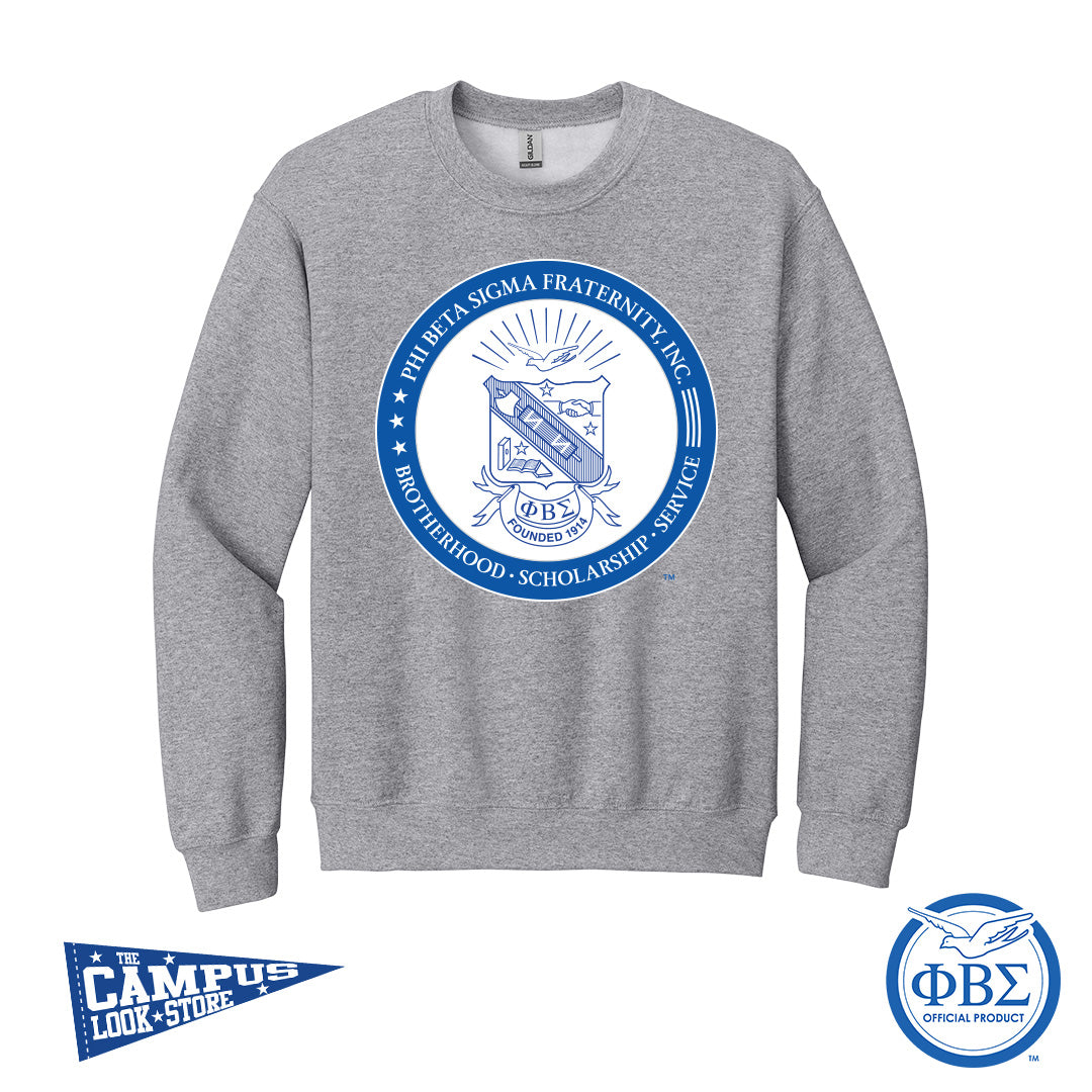 Phi Beta Sigma Shield Crewnecks