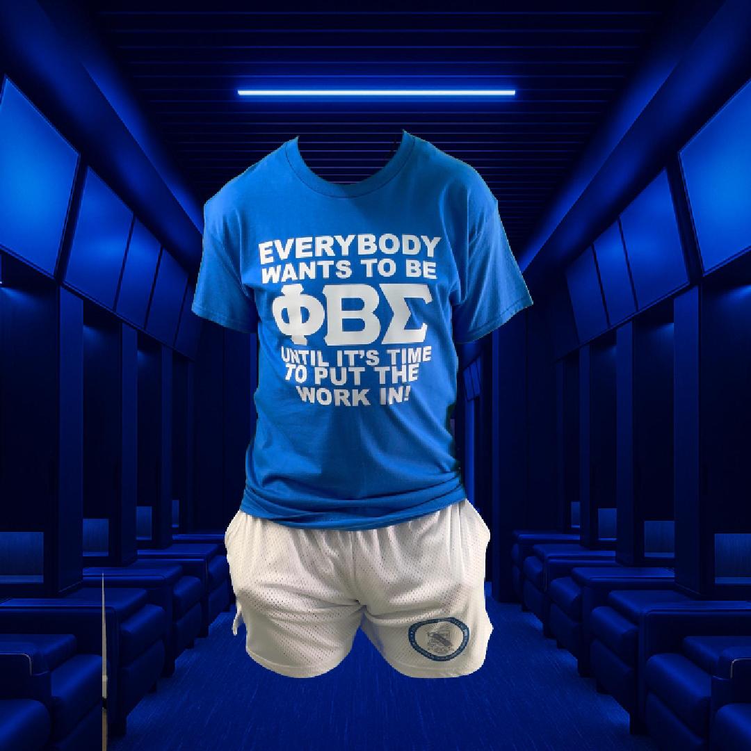 Sigma Work – Phi Beta Sigma Cotton Tee