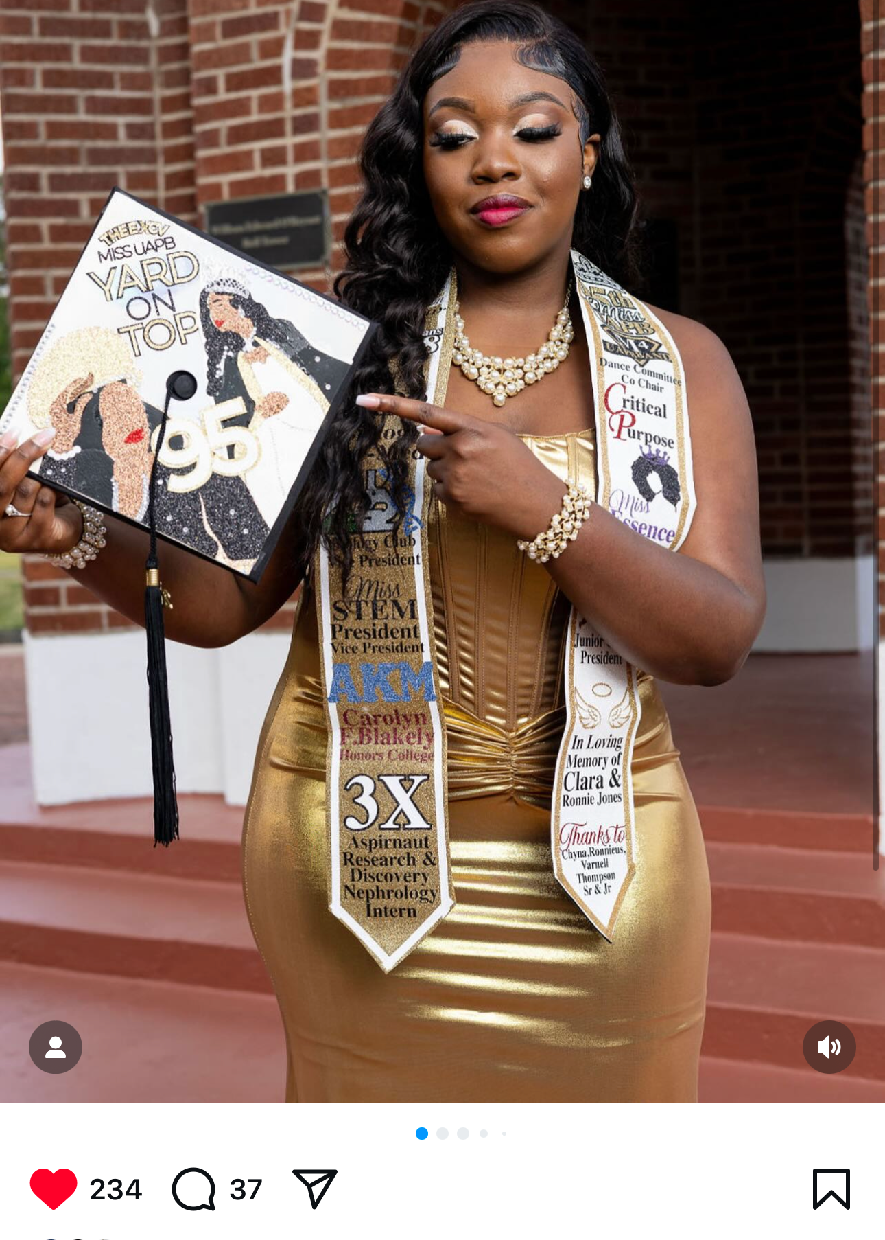 Crown Jewel Graduation Cap