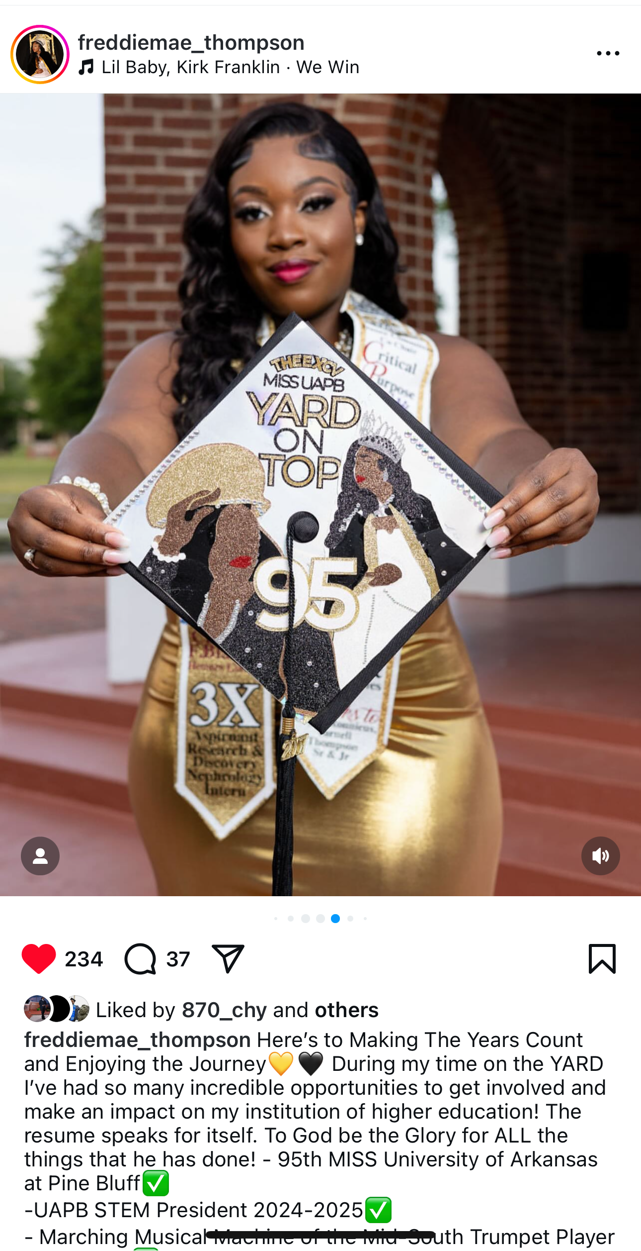 Crown Jewel Graduation Cap
