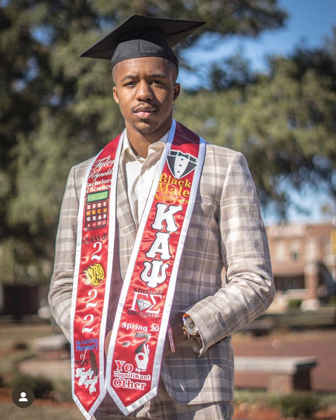 Satin Trimmed Graduation Stole- CUSTOM