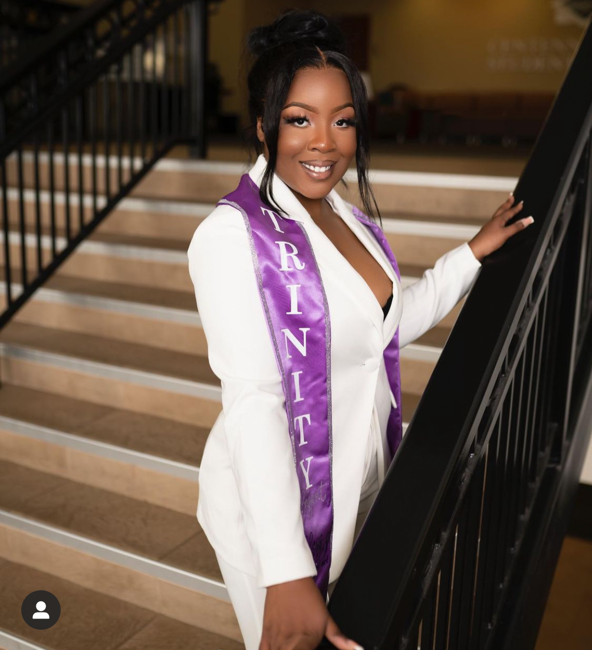 Glitter Trim Graduation Stole- CUSTOM
