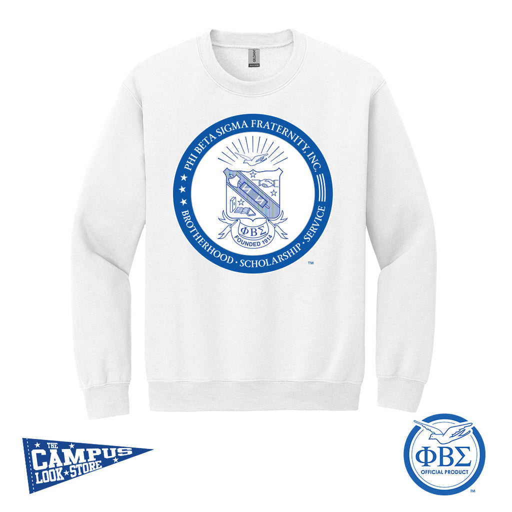 Phi Beta Sigma Shield Crewnecks