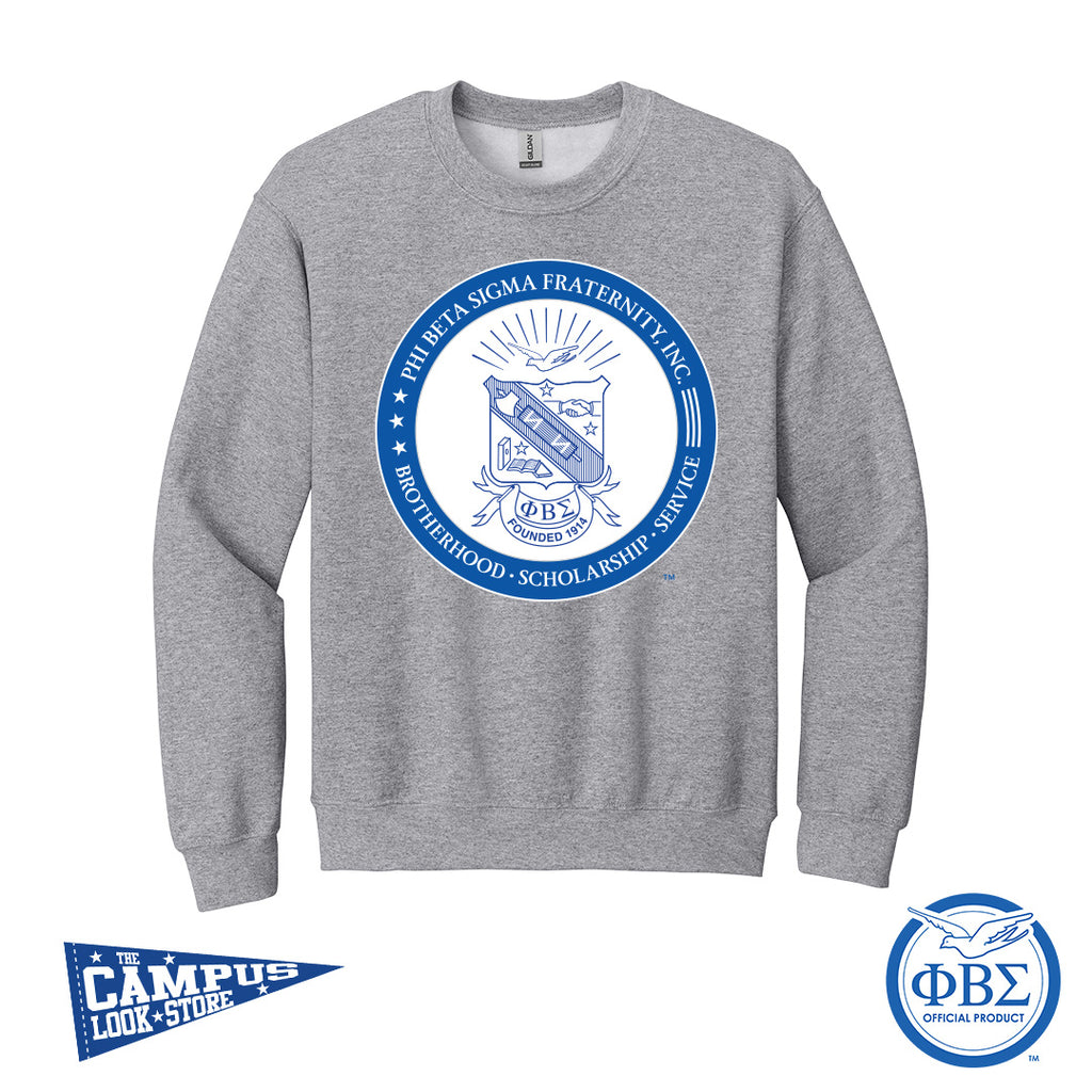 Phi Beta Sigma Shield Crewnecks