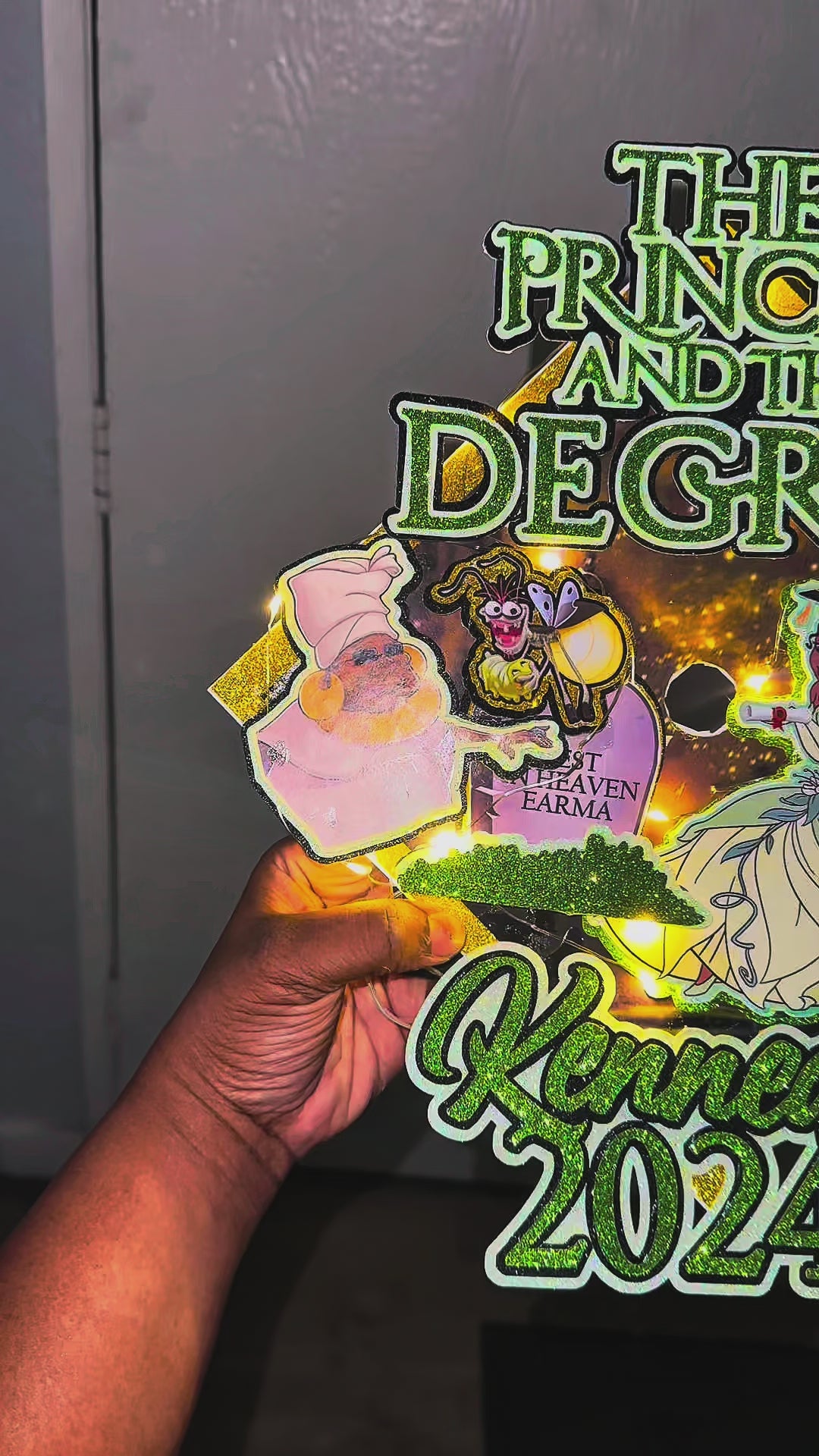 Crown Jewel Graduation Cap