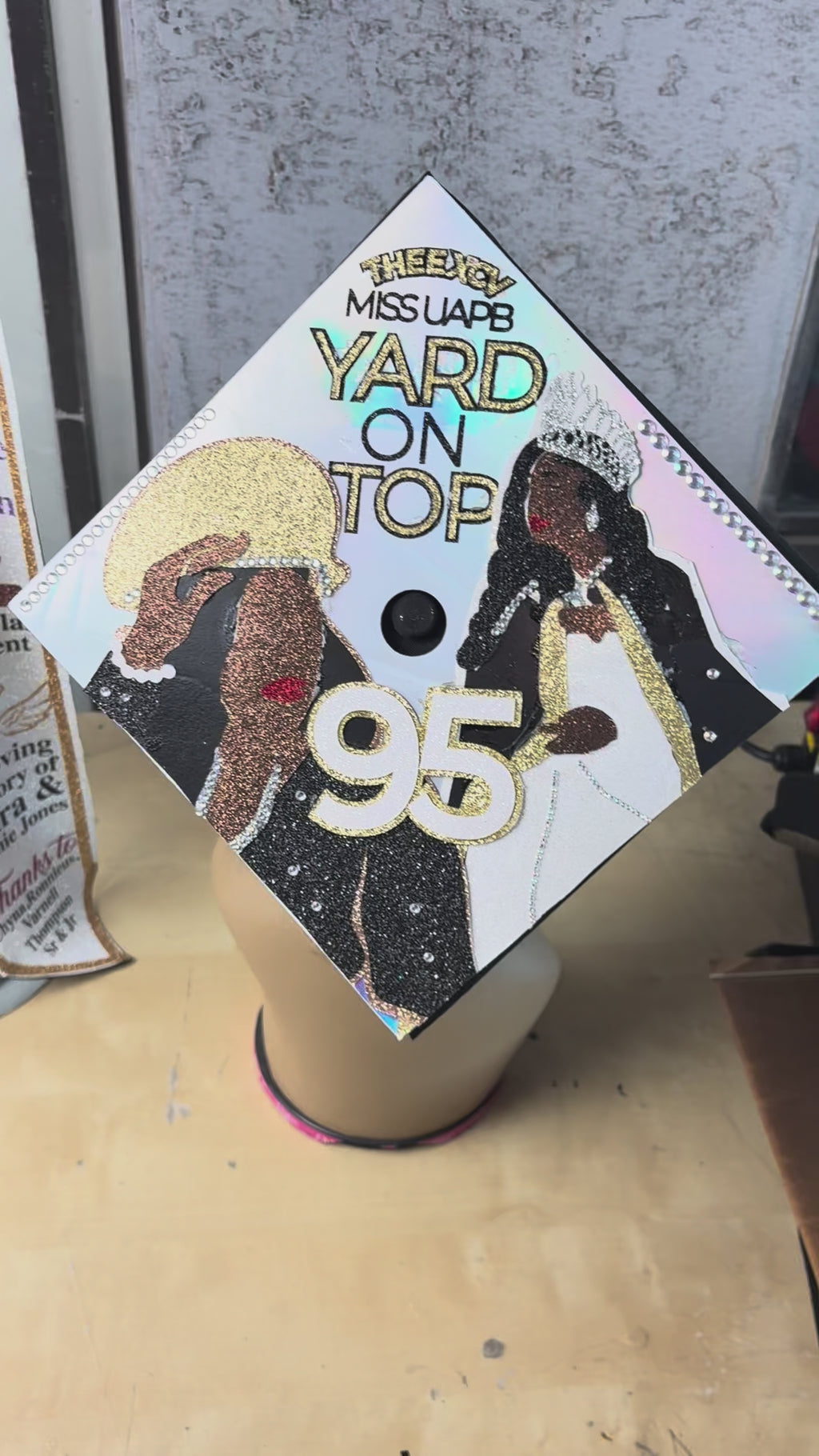 Crown Jewel Graduation Cap