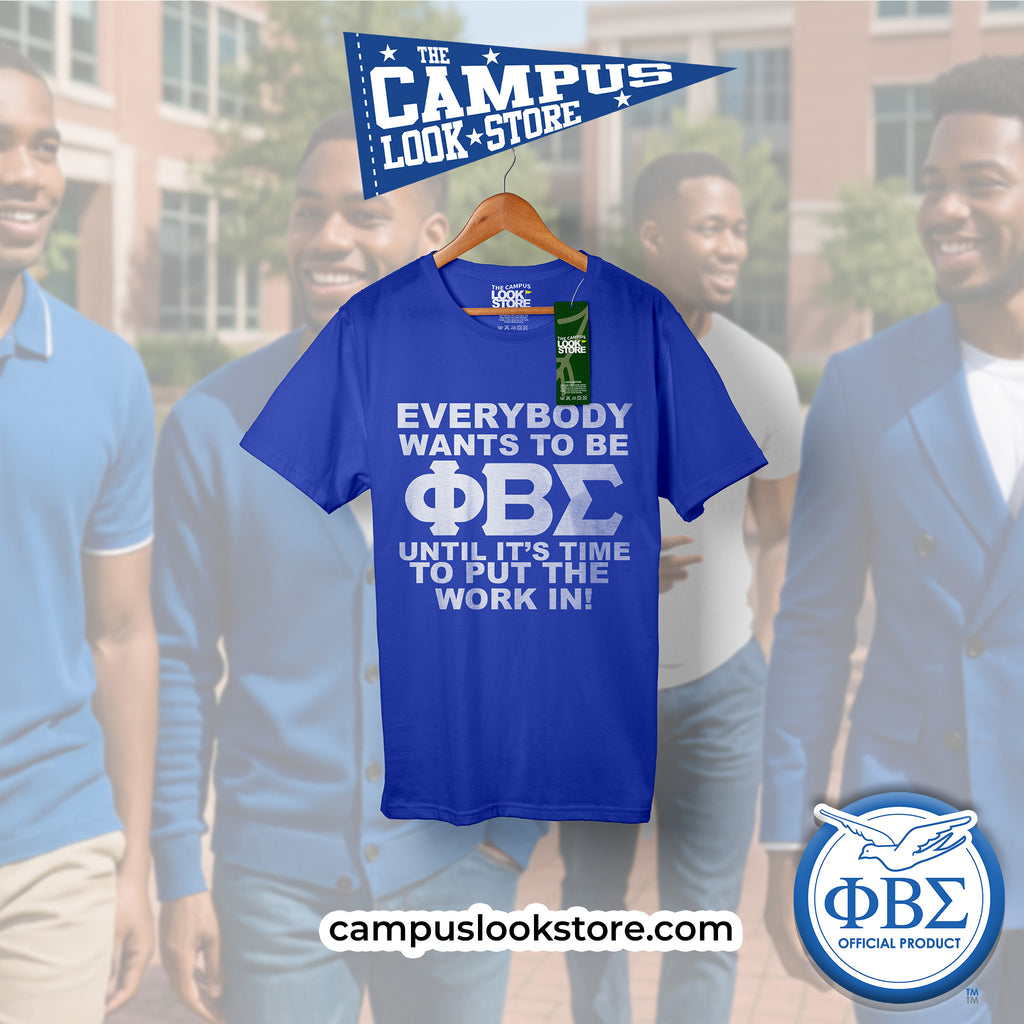 Sigma Work – Phi Beta Sigma Cotton Tee